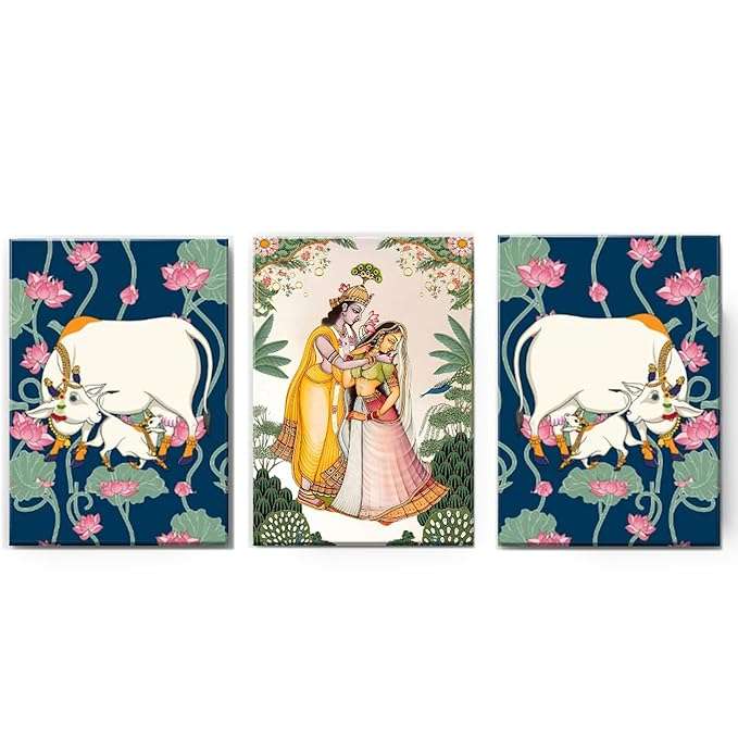 Pichwai Handmade Wall Painting - Image 4